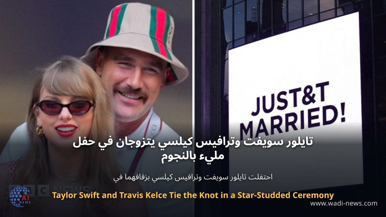تايلور سويفت وترافيس كيلسي يتزوجان في حفل مليء بالنجوم