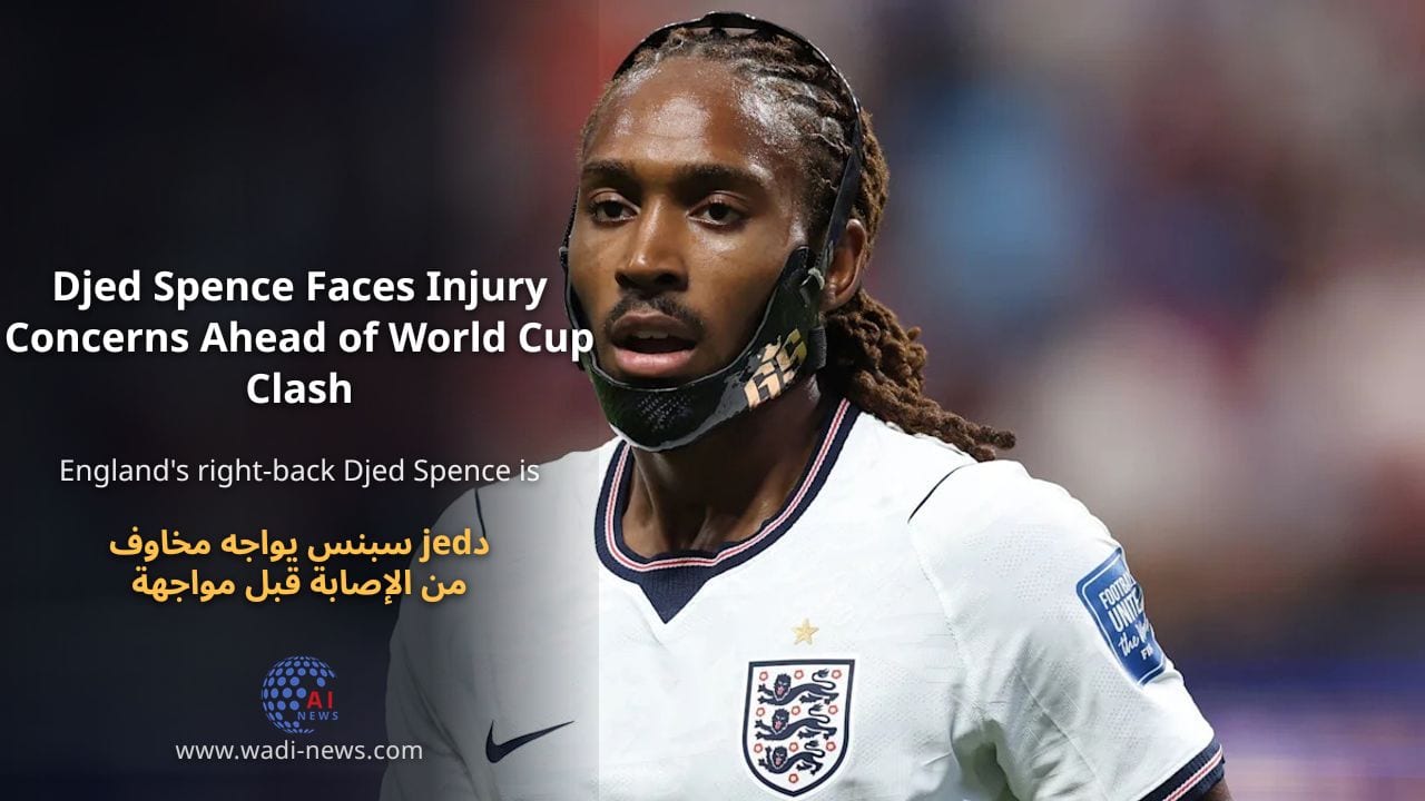 دjed سبنس يواجه مخاوف من الإصابة قبل مواجهة كأس العالم