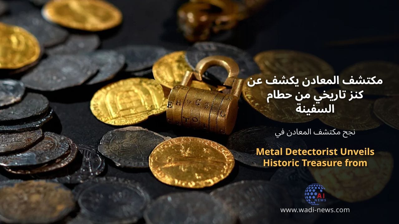 مكتشف المعادن يكشف عن كنز تاريخي من حطام السفينة