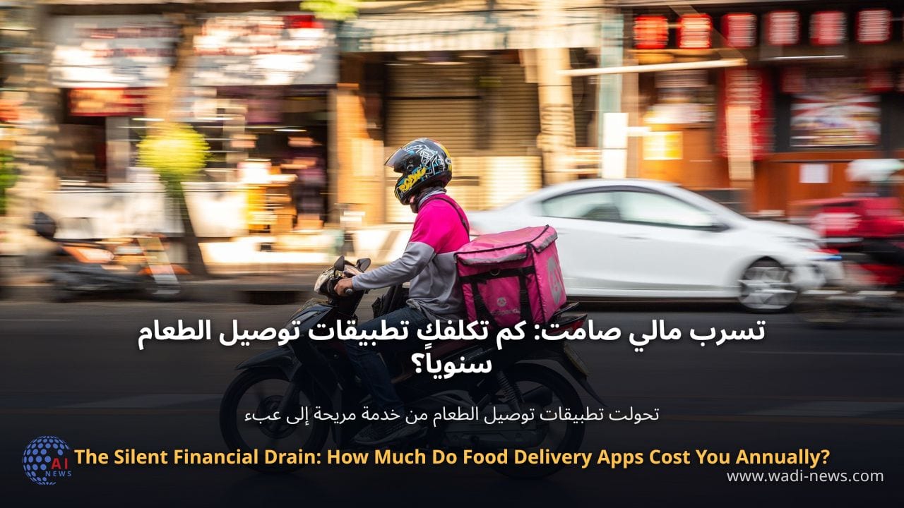 تسرب مالي صامت: كم تكلفك تطبيقات توصيل الطعام سنوياً؟