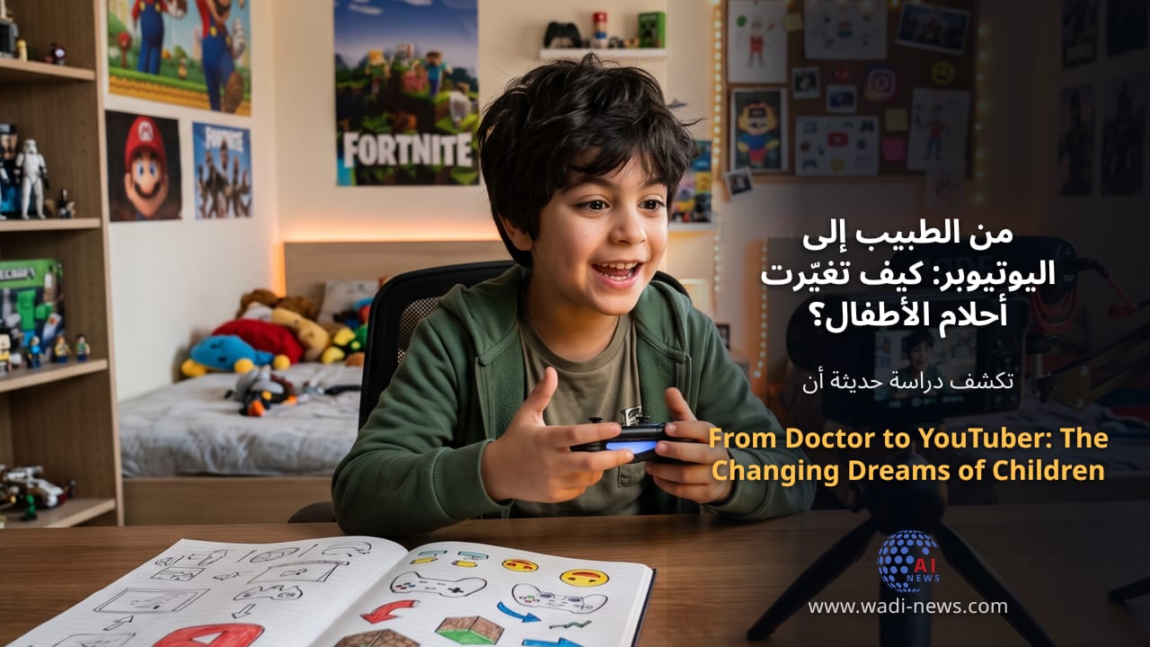 من الطبيب إلى اليوتيوبر: كيف تغيّرت أحلام الأطفال؟