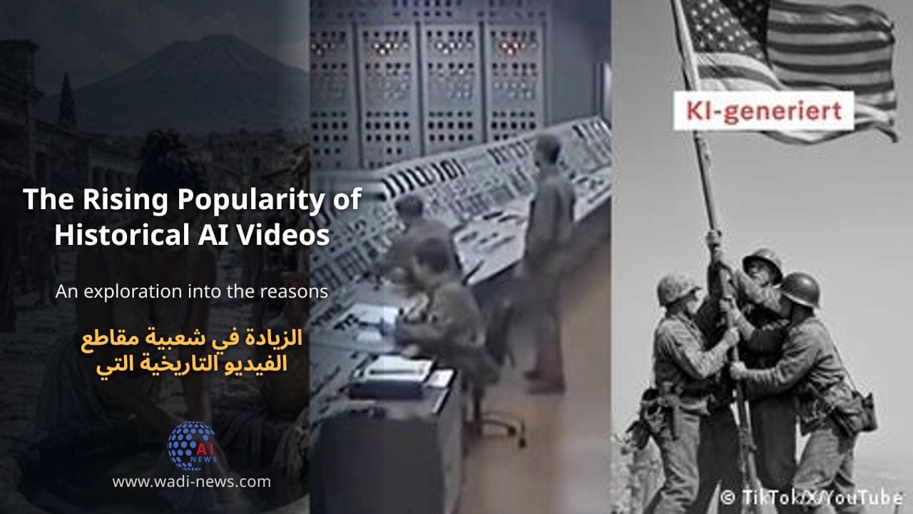 الزيادة في شعبية مقاطع الفيديو التاريخية التي تم إنشاؤها بواسطة الذكاء الاصطناعي