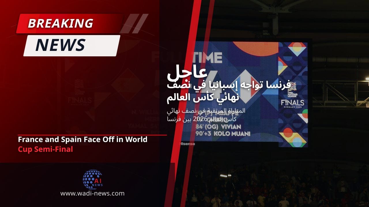 فرنسا تواجه إسبانيا في نصف نهائي كأس العالم