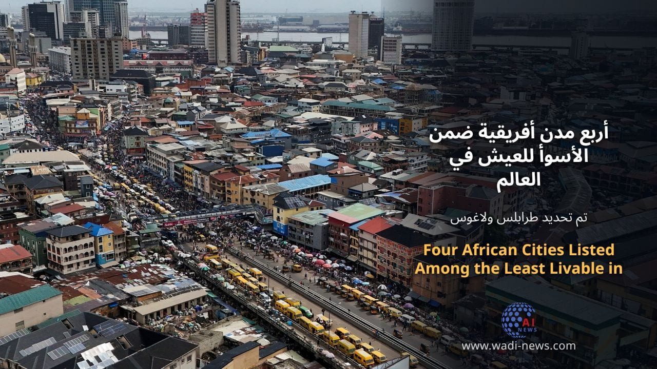 أربع مدن أفريقية ضمن الأسوأ للعيش في العالم