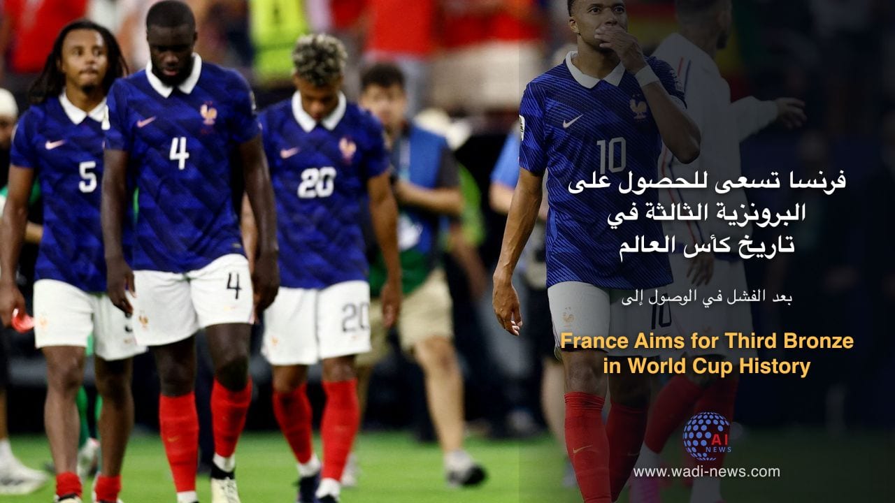 فرنسا تسعى للحصول على البرونزية الثالثة في تاريخ كأس العالم