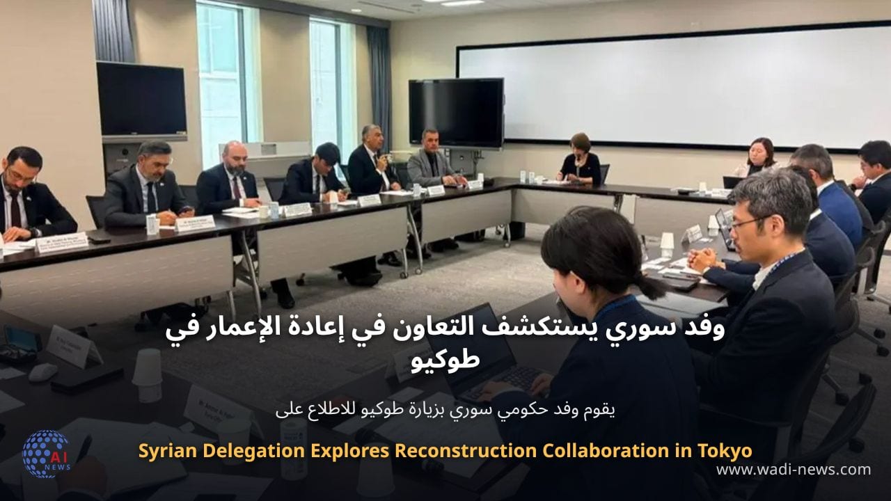 وفد سوري يستكشف التعاون في إعادة الإعمار في طوكيو