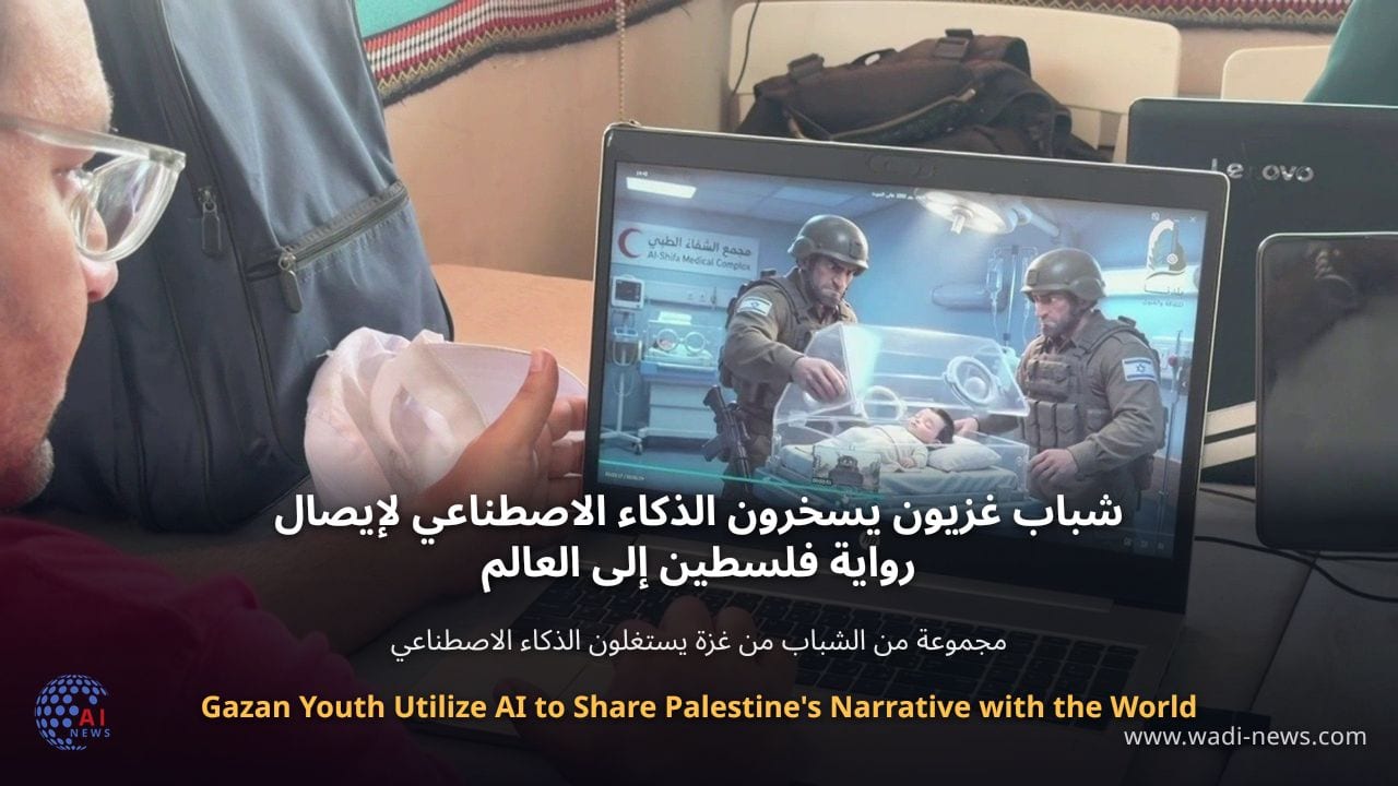 شباب غزيون يسخرون الذكاء الاصطناعي لإيصال رواية فلسطين إلى العالم
