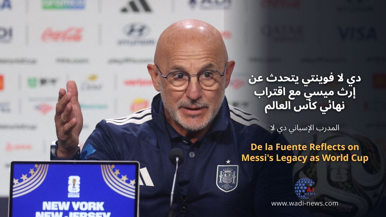 دي لا فوينتي يتحدث عن إرث ميسي مع اقتراب نهائي كأس العالم