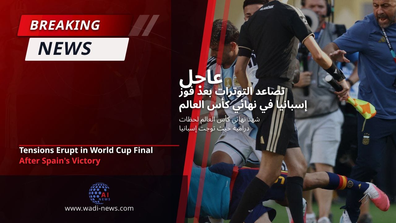 تصاعد التوترات بعد فوز إسبانيا في نهائي كأس العالم