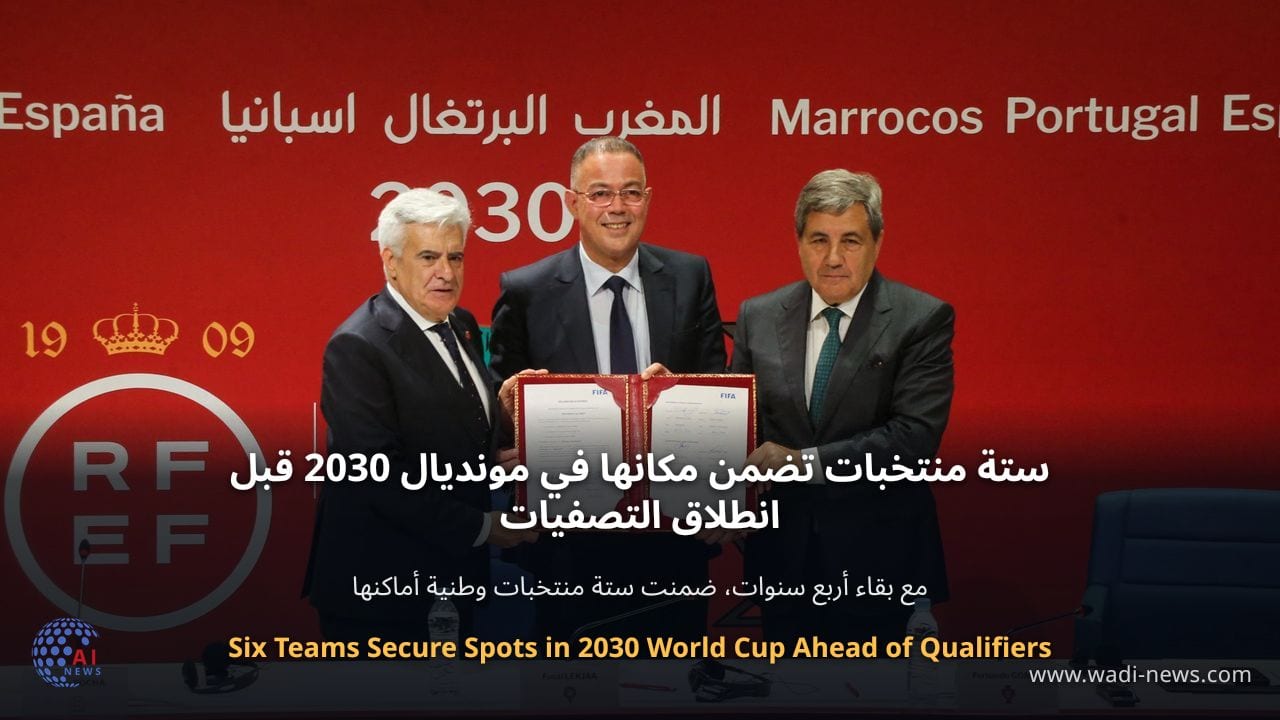 ستة منتخبات تضمن مكانها في مونديال 2030 قبل انطلاق التصفيات