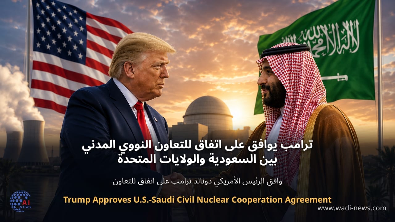 ترامب يوافق على اتفاق للتعاون النووي المدني بين السعودية والولايات المتحدة