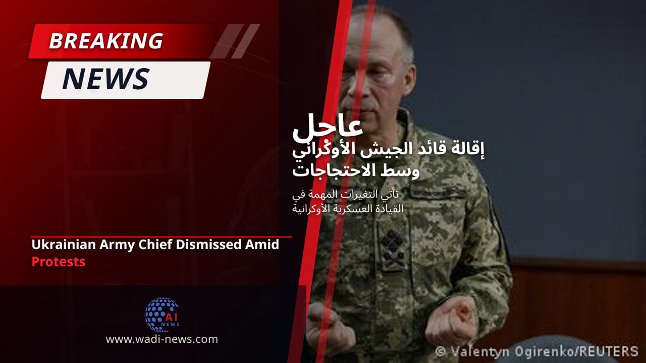 إقالة قائد الجيش الأوكراني وسط الاحتجاجات