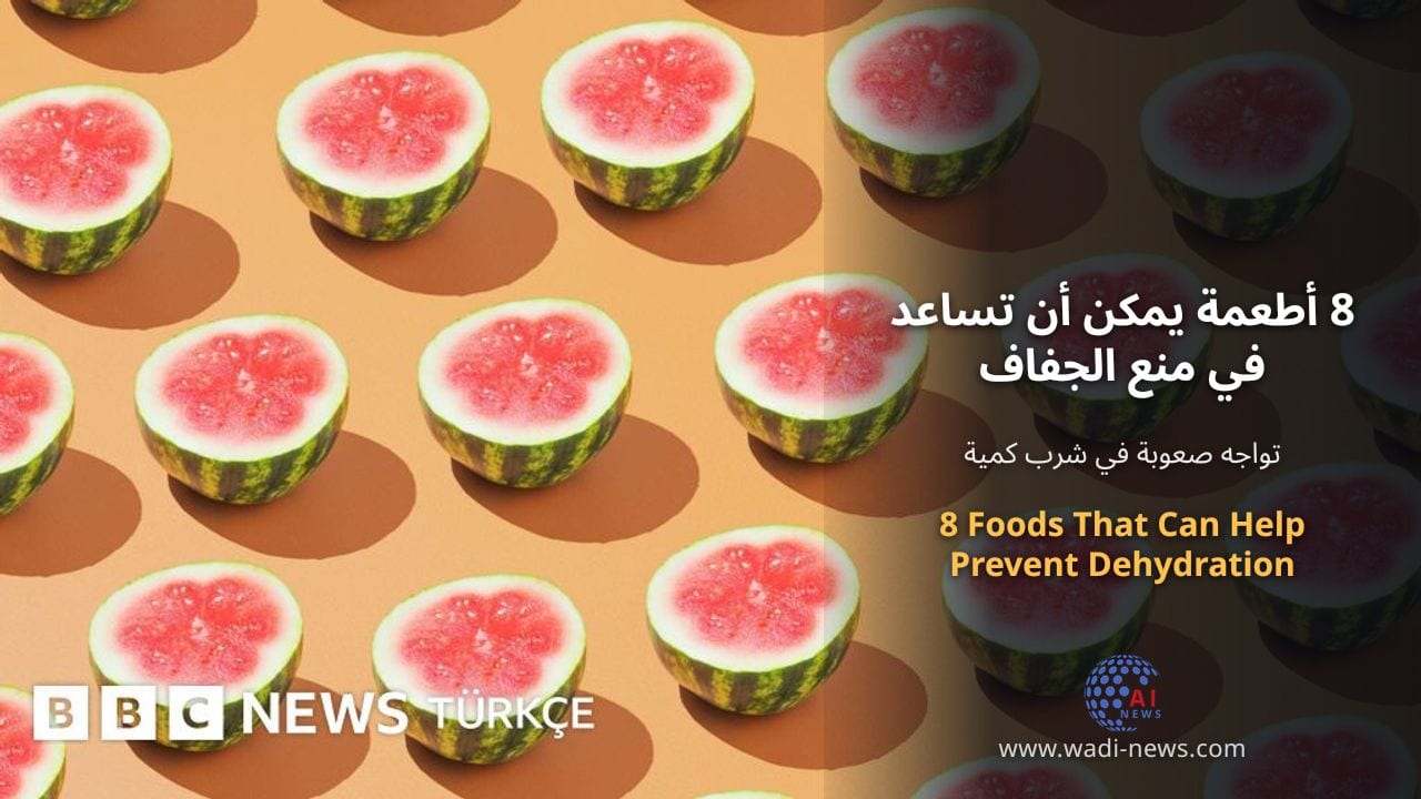 8 أطعمة يمكن أن تساعد في منع الجفاف
