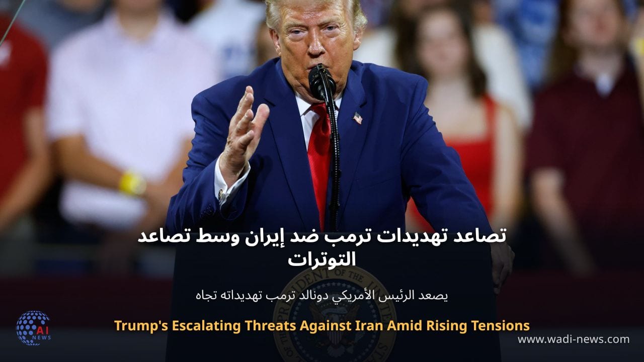 تصاعد تهديدات ترمب ضد إيران وسط تصاعد التوترات