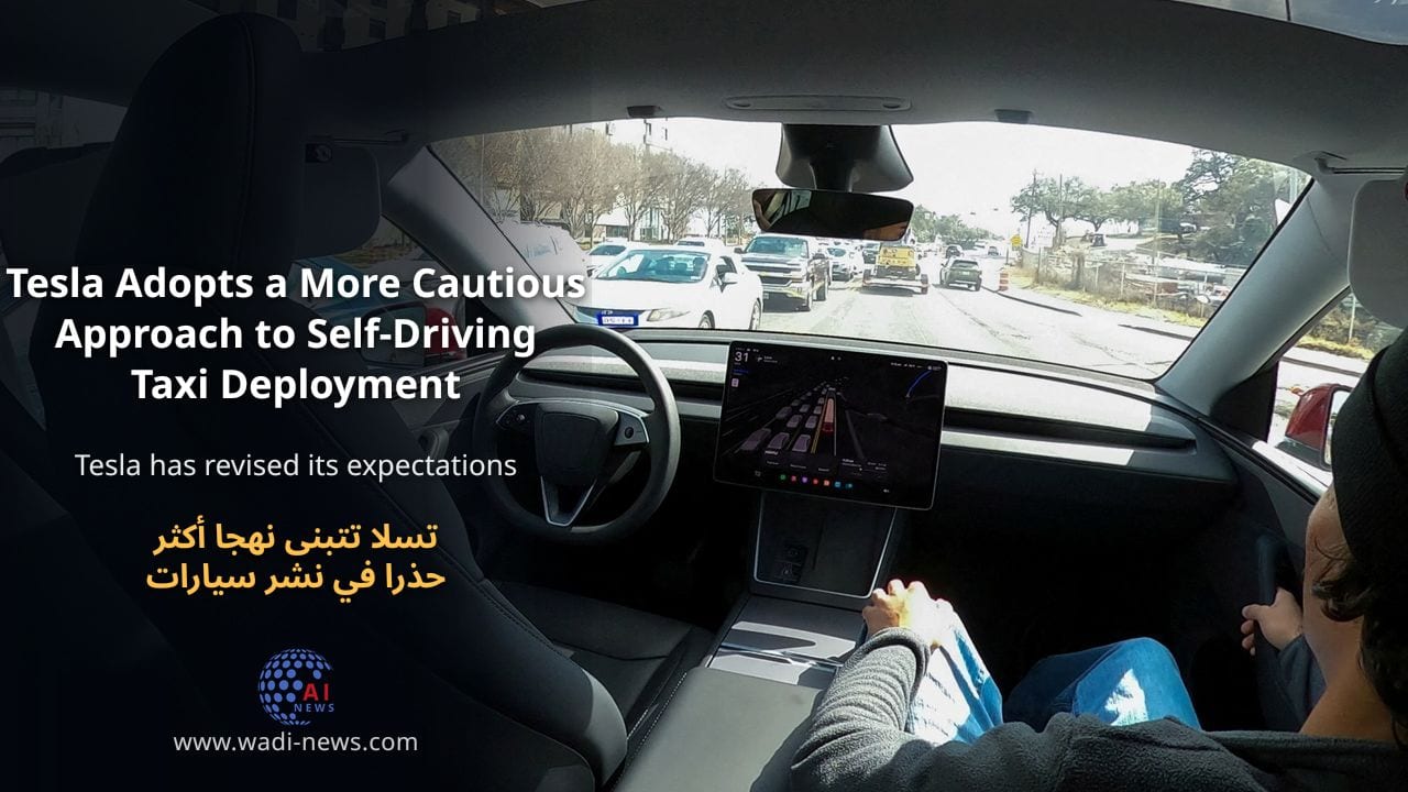 تسلا تتبنى نهجا أكثر حذرا في نشر سيارات الأجرة الذاتية