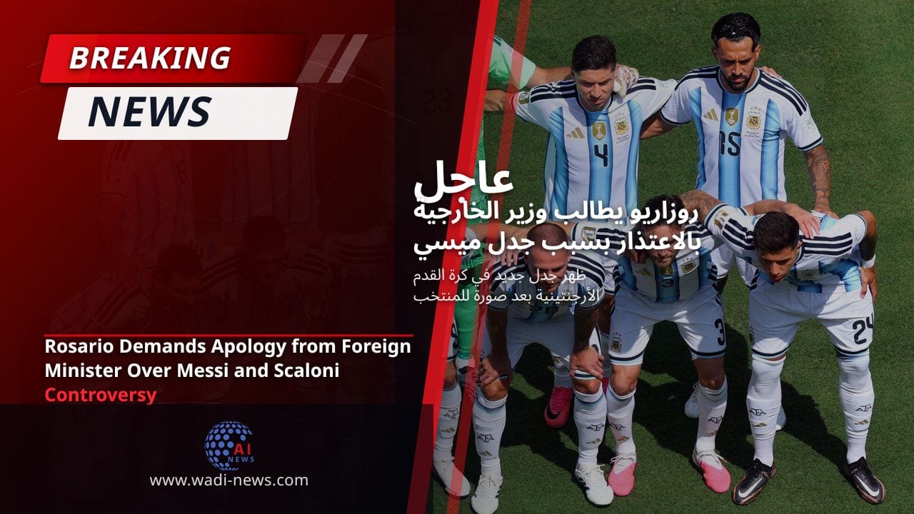 روزاريو يطالب وزير الخارجية بالاعتذار بسبب جدل ميسي وسكالوني