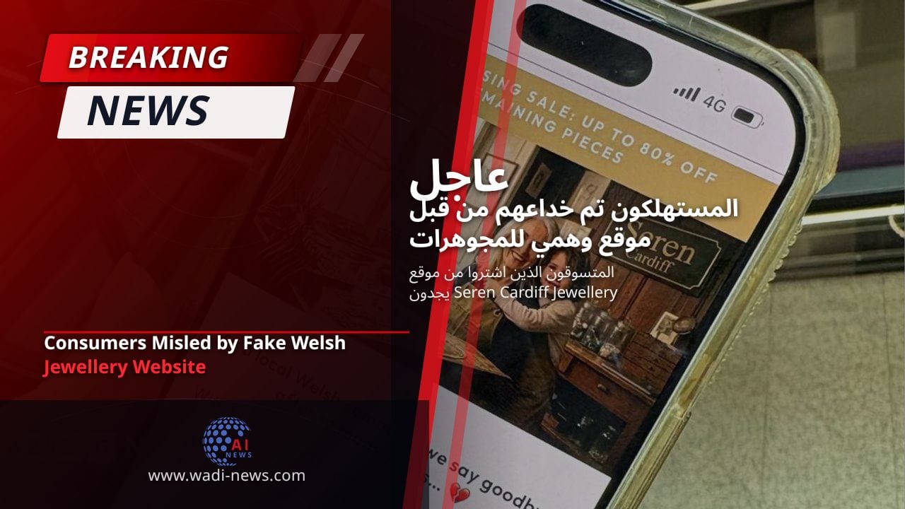 المستهلكون تم خداعهم من قبل موقع وهمي للمجوهرات الويلزية