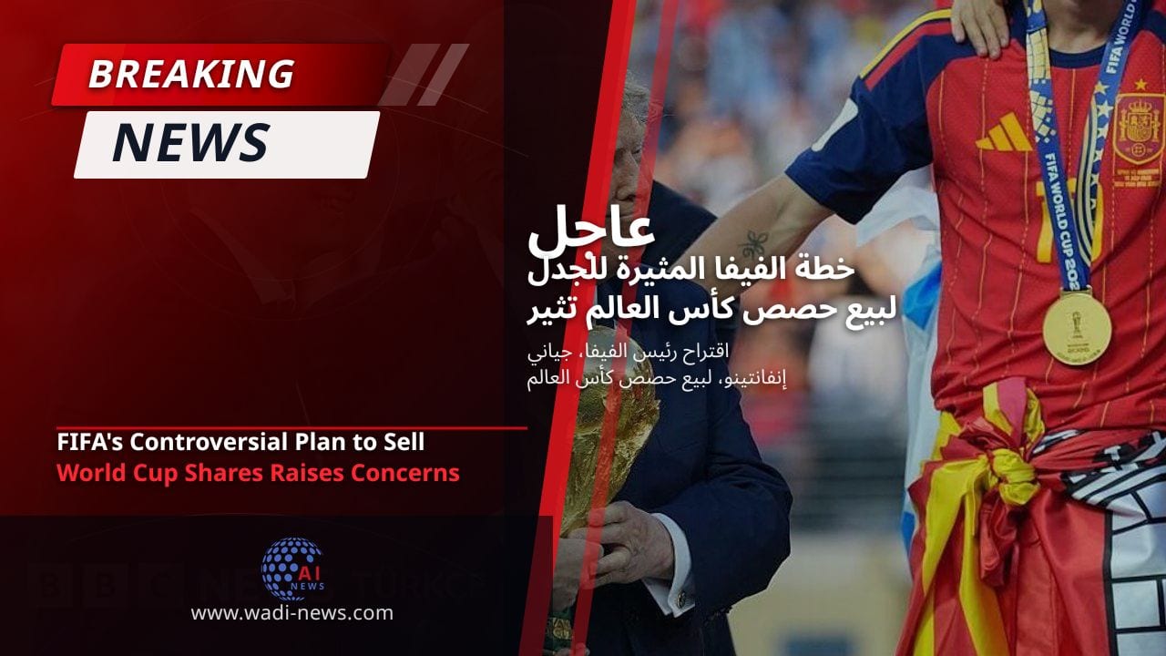 خطة الفيفا المثيرة للجدل لبيع حصص كأس العالم تثير القلق