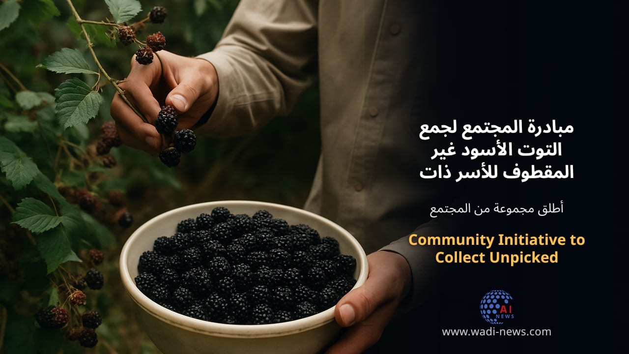 مبادرة المجتمع لجمع التوت الأسود غير المقطوف للأسر ذات الدخل المنخفض