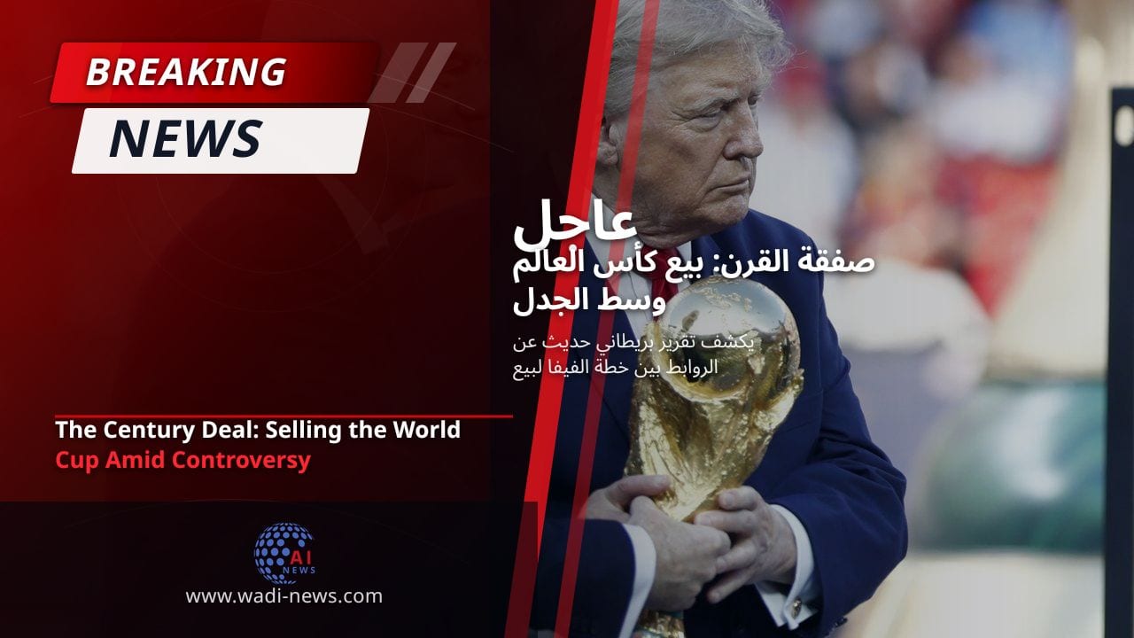 صفقة القرن: بيع كأس العالم وسط الجدل