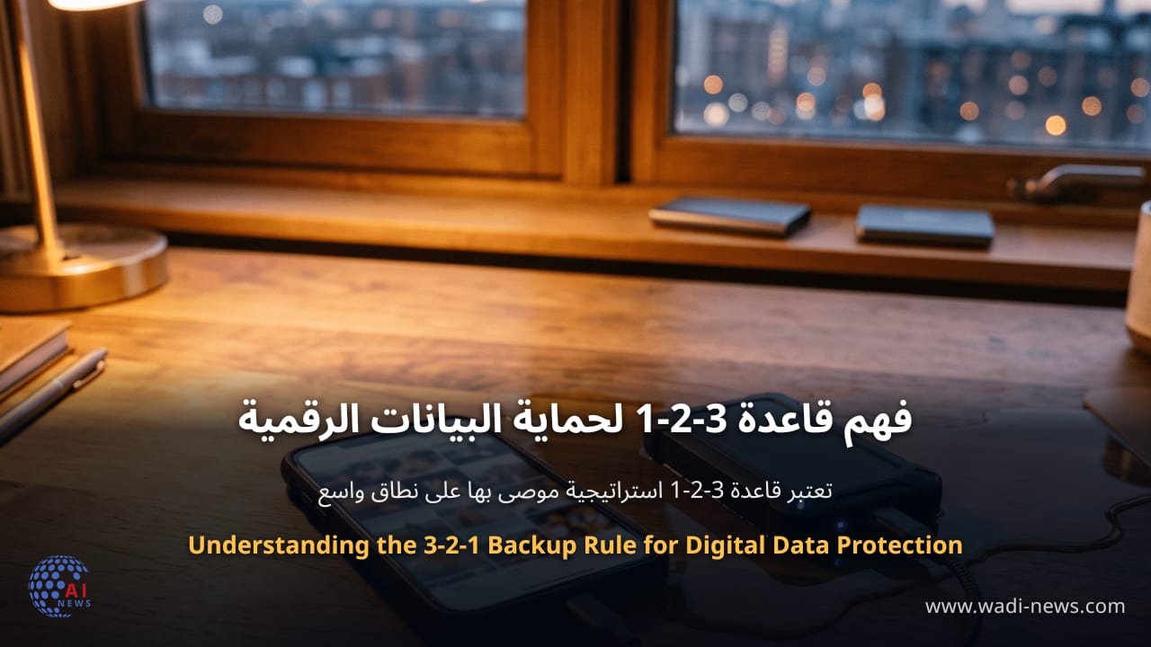 فهم قاعدة 3-2-1 لحماية البيانات الرقمية