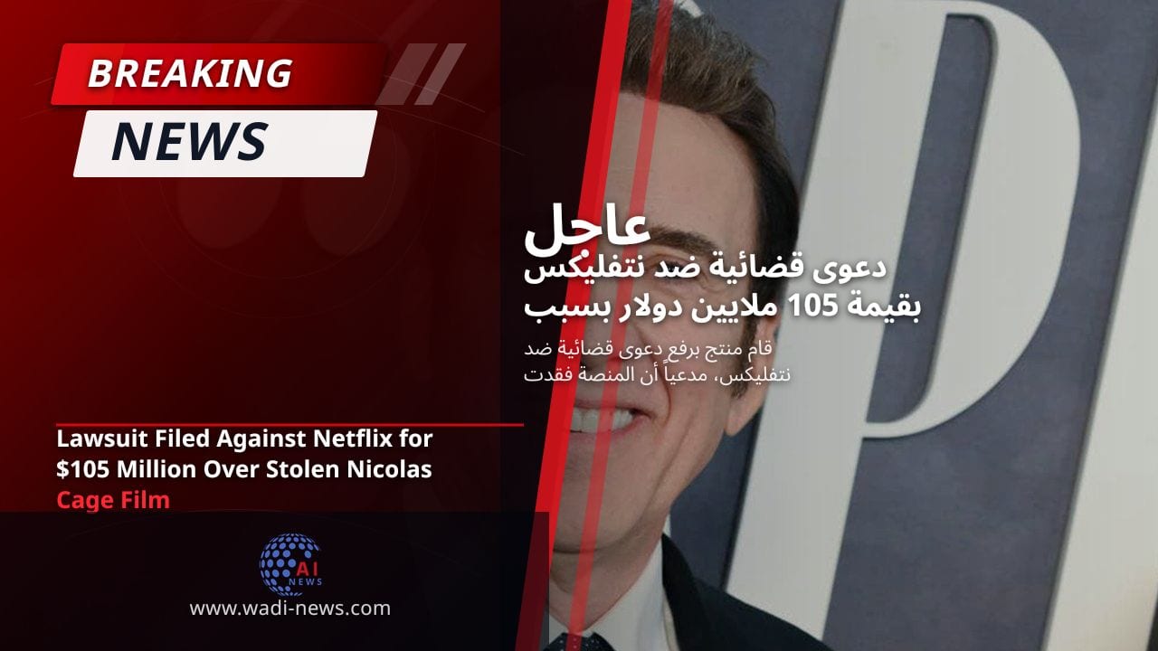 دعوى قضائية ضد نتفليكس بقيمة 105 ملايين دولار بسبب سرقة فيلم نيكولاس كيج