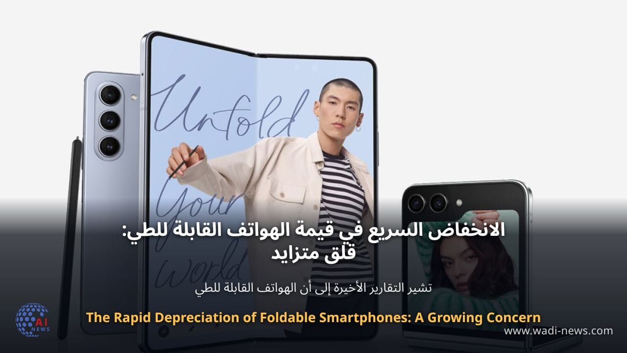 الانخفاض السريع في قيمة الهواتف القابلة للطي: قلق متزايد