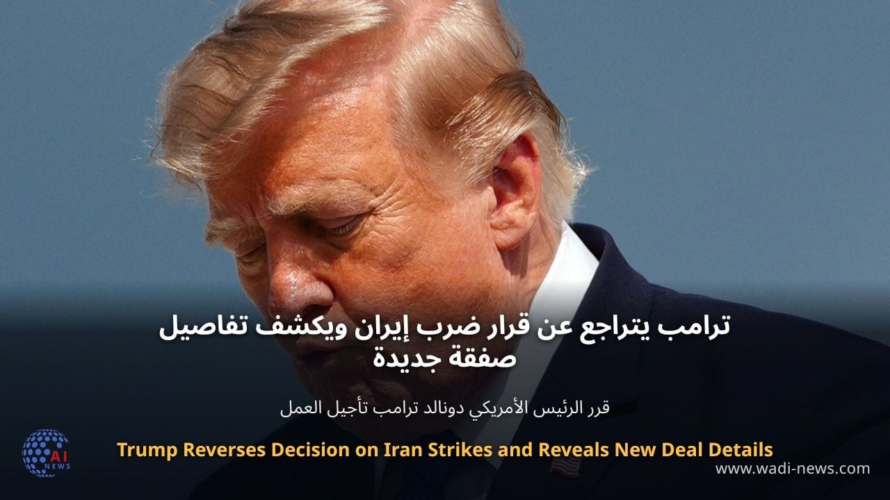 ترامب يتراجع عن قرار ضرب إيران ويكشف تفاصيل صفقة جديدة