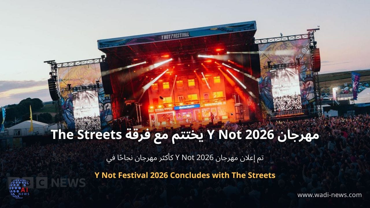 مهرجان Y Not 2026 يختتم مع فرقة The Streets