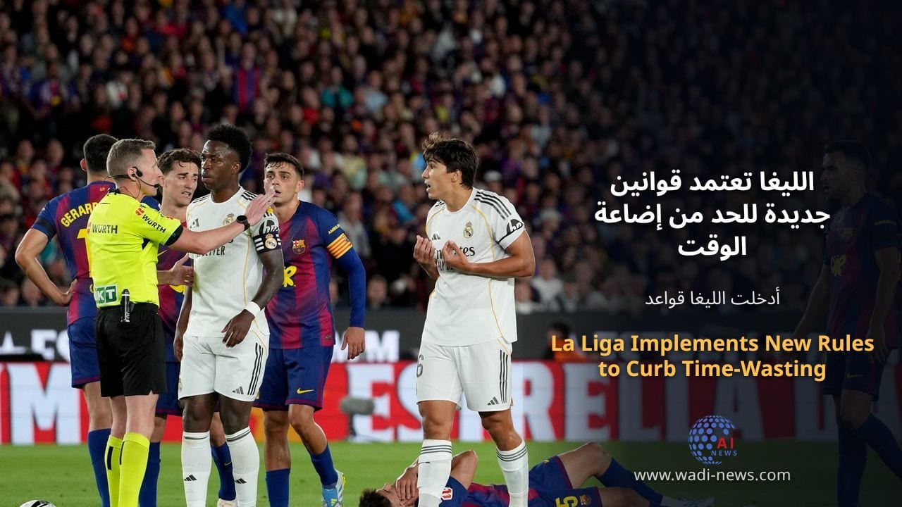 الليغا تعتمد قوانين جديدة للحد من إضاعة الوقت