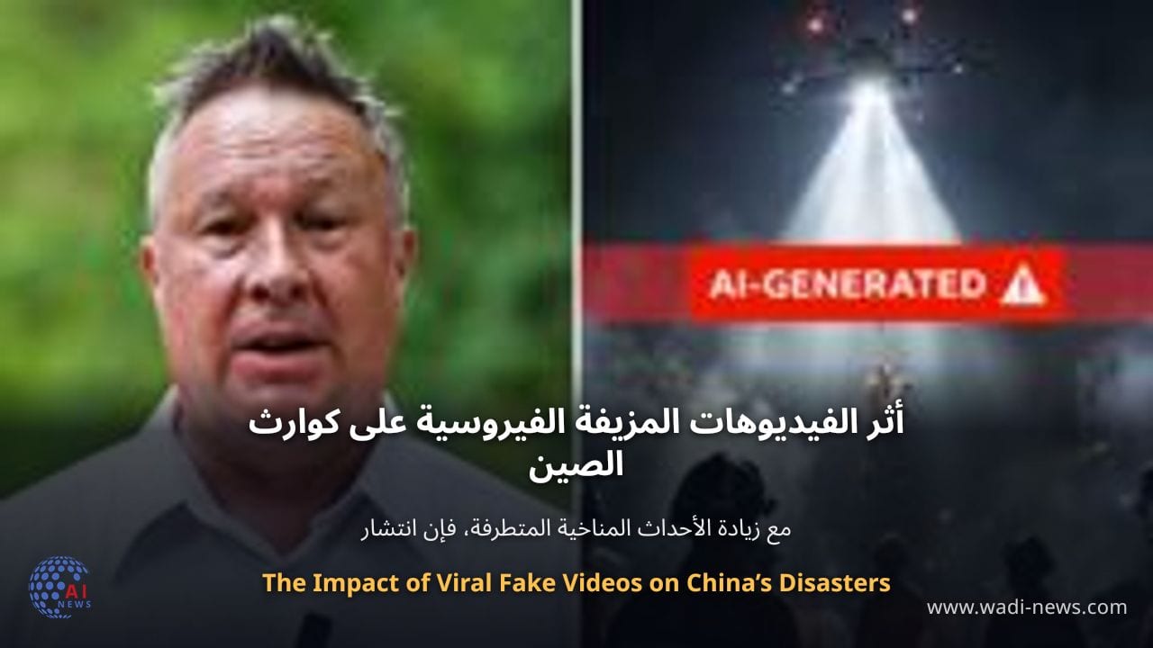 أثر الفيديوهات المزيفة الفيروسية على كوارث الصين
