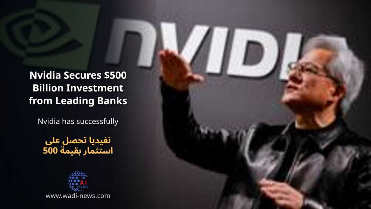نفيديا تحصل على استثمار بقيمة 500 مليار دولار من البنوك الرائدة لتطوير بنية الذكاء الاصطناعي