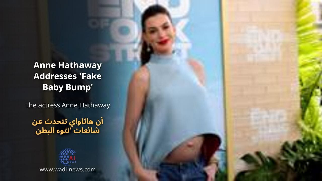 آن هاثاواي تتحدث عن شائعات 'نتوء البطن المزيف'