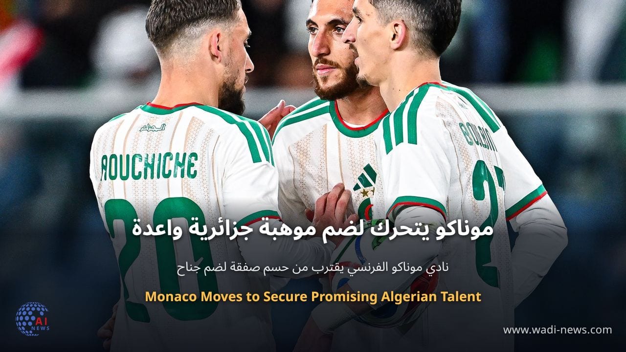 موناكو يتحرك لضم موهبة جزائرية واعدة