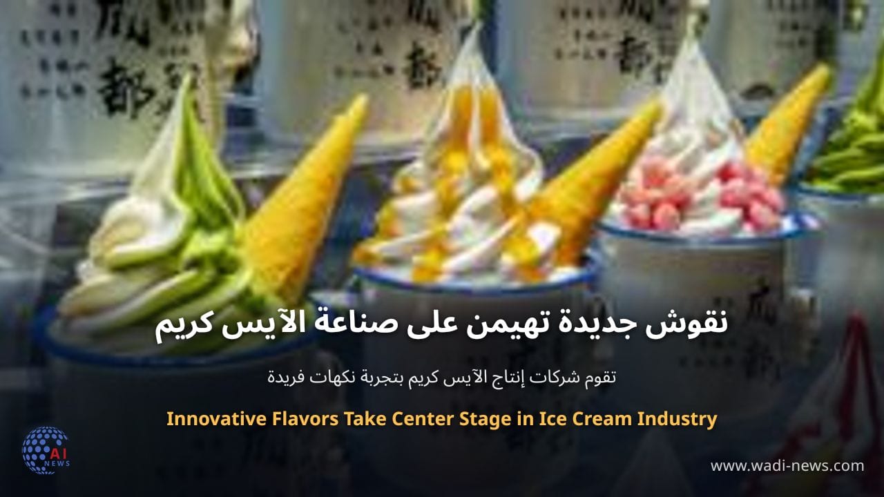 نقوش جديدة تهيمن على صناعة الآيس كريم
