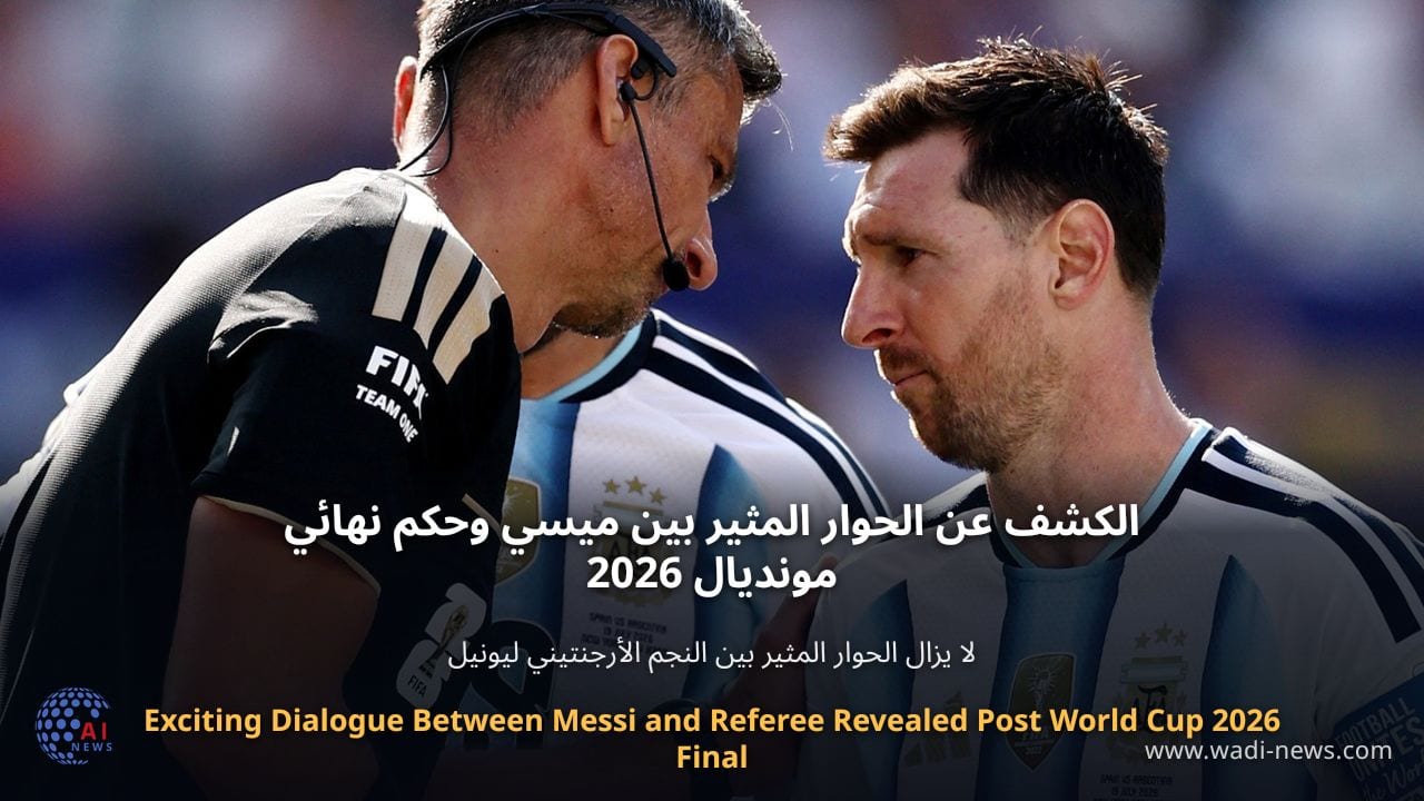 الكشف عن الحوار المثير بين ميسي وحكم نهائي مونديال 2026