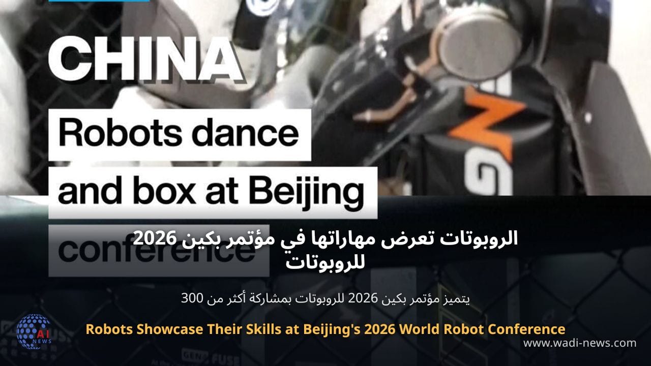 الروبوتات تعرض مهاراتها في مؤتمر بكين 2026 للروبوتات