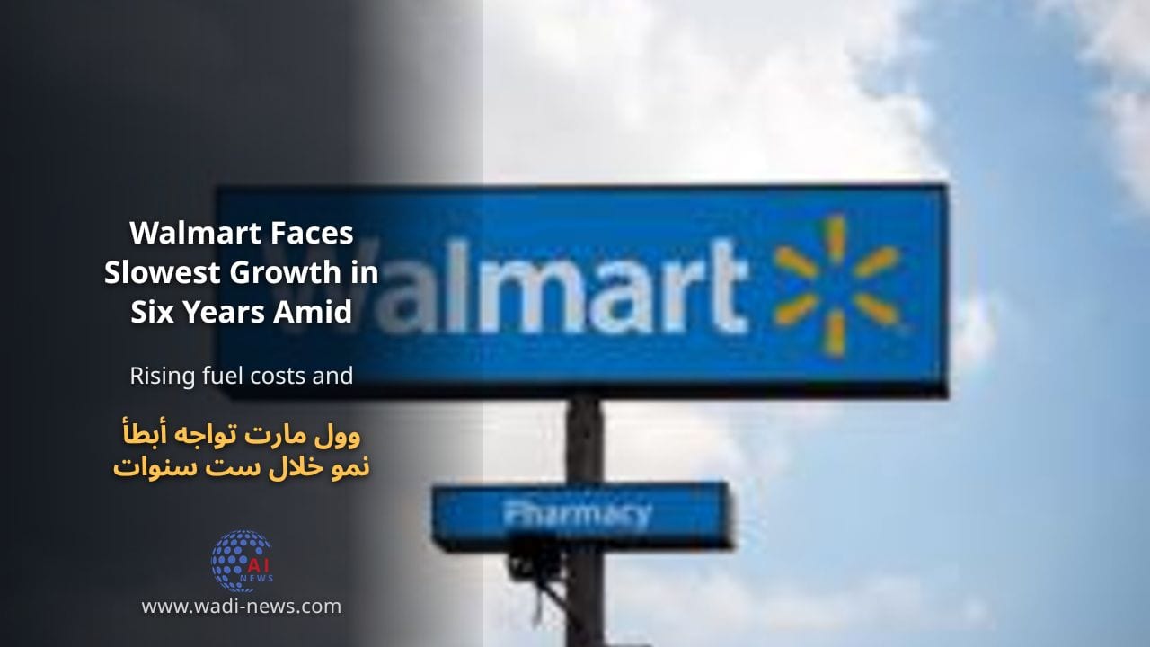 وول مارت تواجه أبطأ نمو خلال ست سنوات وسط تراجع المستهلكين