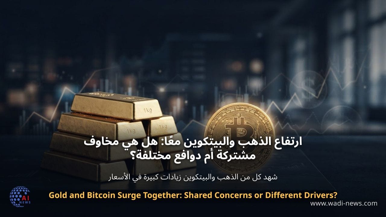 ارتفاع الذهب والبيتكوين معًا: هل هي مخاوف مشتركة أم دوافع مختلفة؟