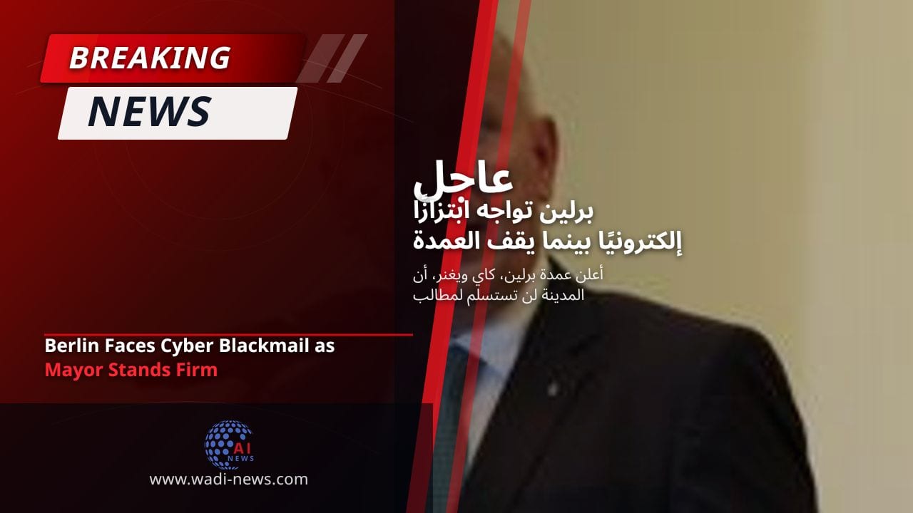 برلين تواجه ابتزازًا إلكترونيًا بينما يقف العمدة ثابتًا