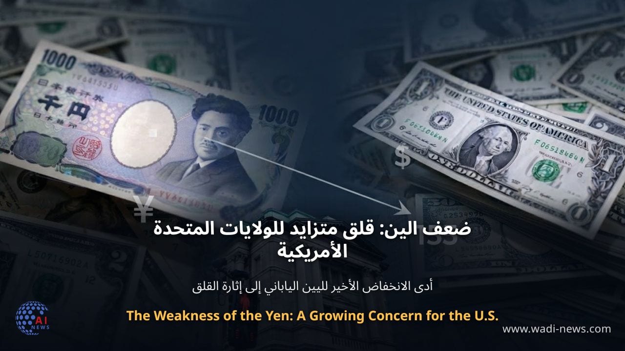 ضعف الين: قلق متزايد للولايات المتحدة الأمريكية