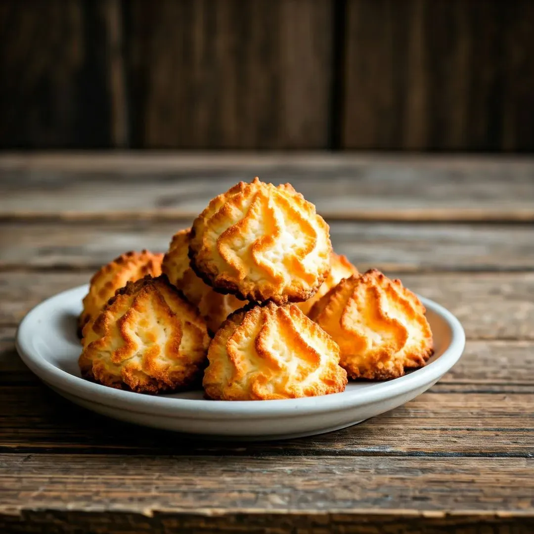 Comment conserver les rochers coco ? des rochers coco sur une assiette