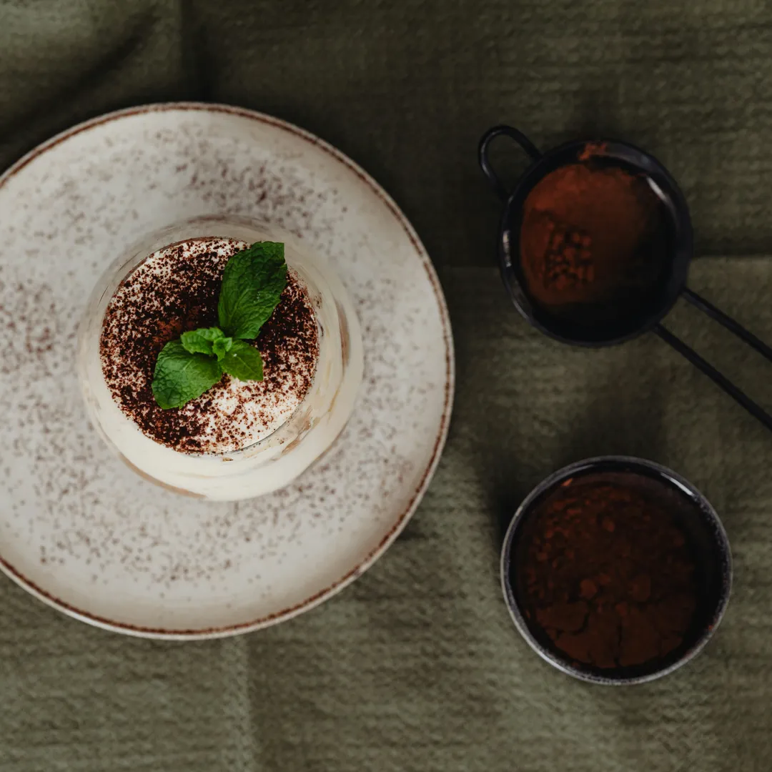 un tiramisu dans une verrine