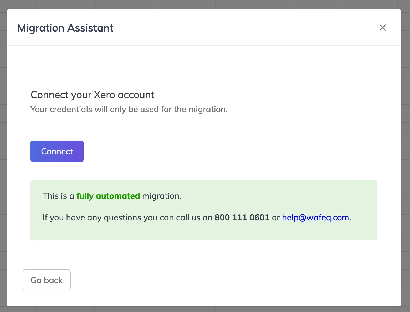Migrate from Xero to Wafeq