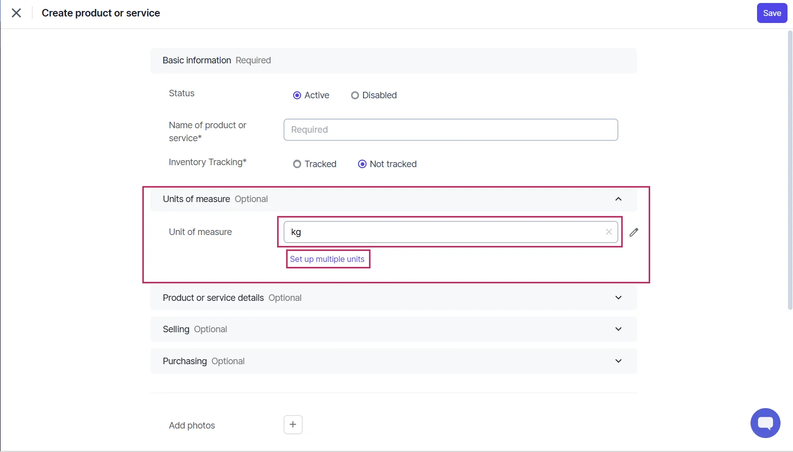  Multiple Units of Measure