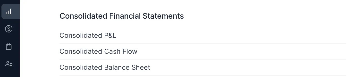Consolidated Financial Statements