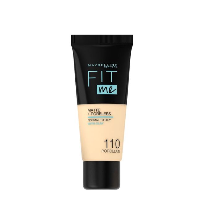 صورة منتج Maybelline New York Fit Me Matte + Poreless FOUNDATION-110 porcelain