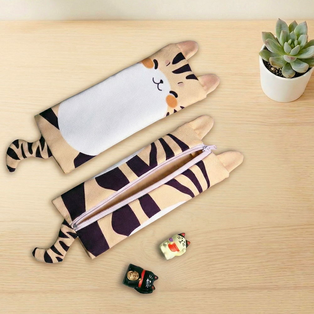 筆袋(扁形)(造型)(拉鍊中開) 縮圖 1