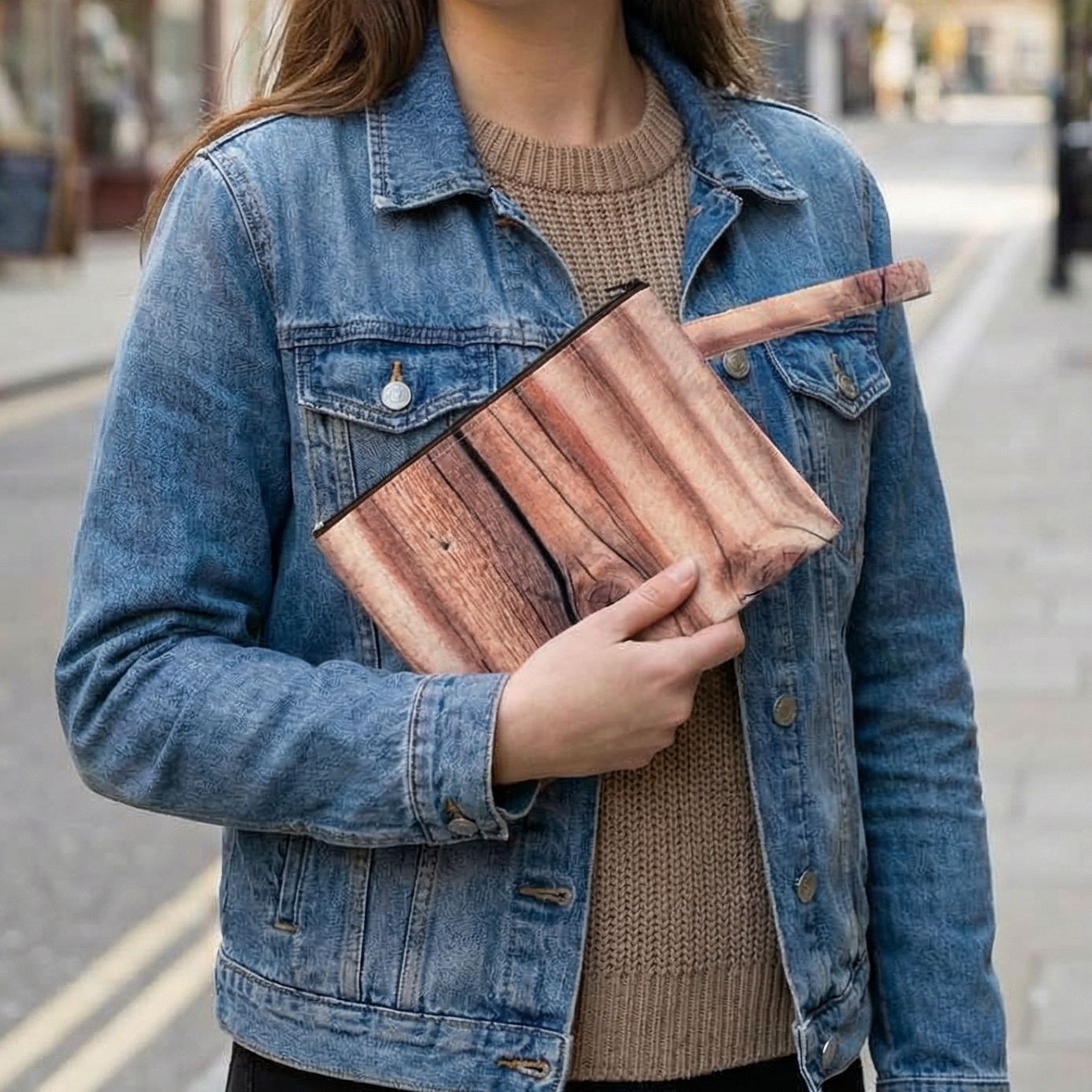 手拿包(扁形)(提把) 縮圖 1