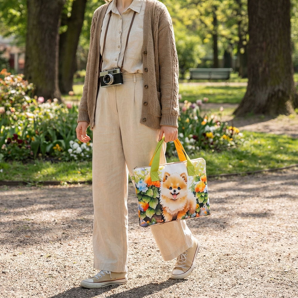 收納袋(鋪棉)(提把) 縮圖 1